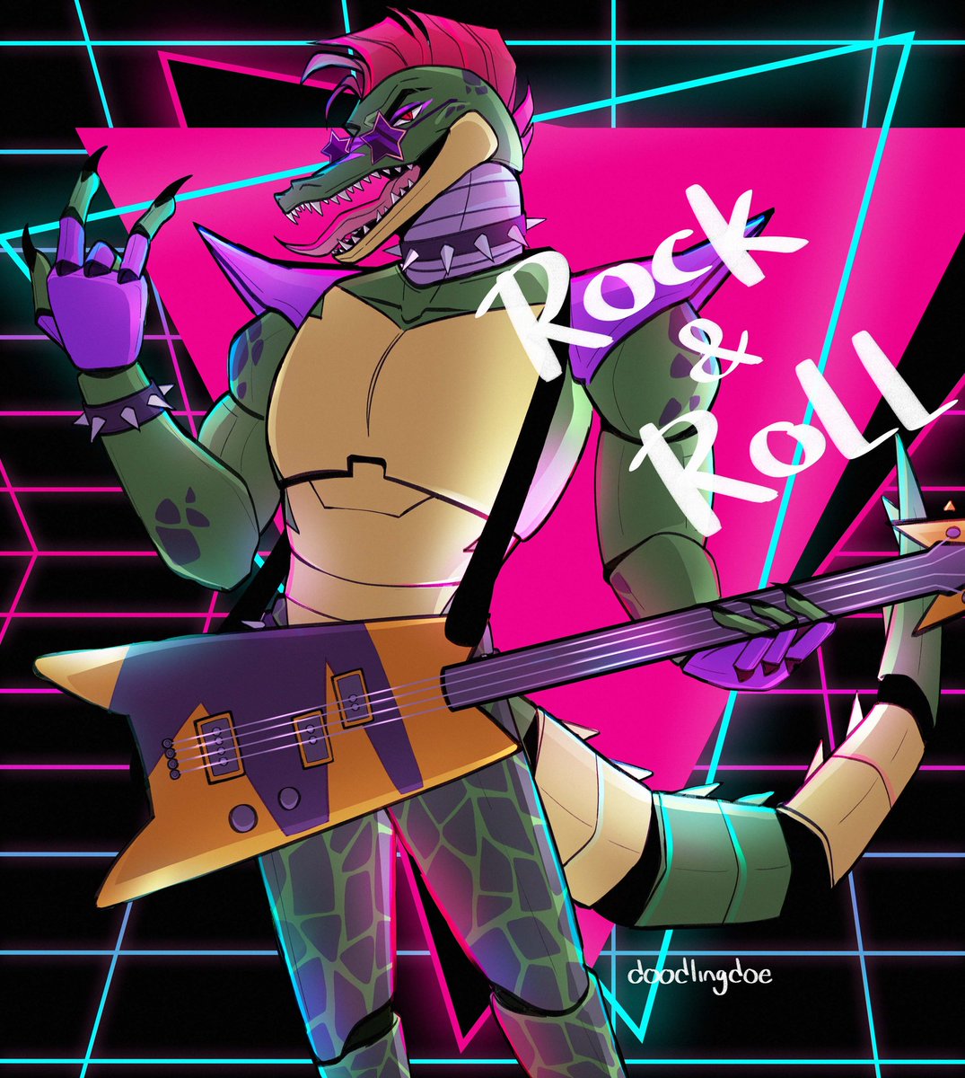 I just think he neat 🐊⭐💜
#fnafsecuritybreach #montgomerygator