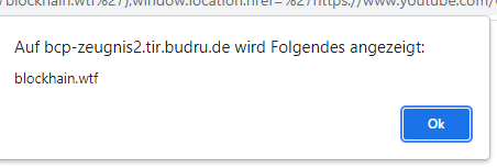 reg_nerd's tweet photo. Danke für diesen schönen XSS @fluepke
#btada https://t.co/nyKy4Y0aNJ