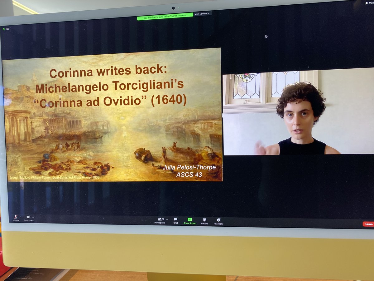 This is how I’m kicking off #ASCS43 Day 2! Where are others sitting this morning? <a href="/ASCS1966/">ASCS</a> #Ovid #Reception