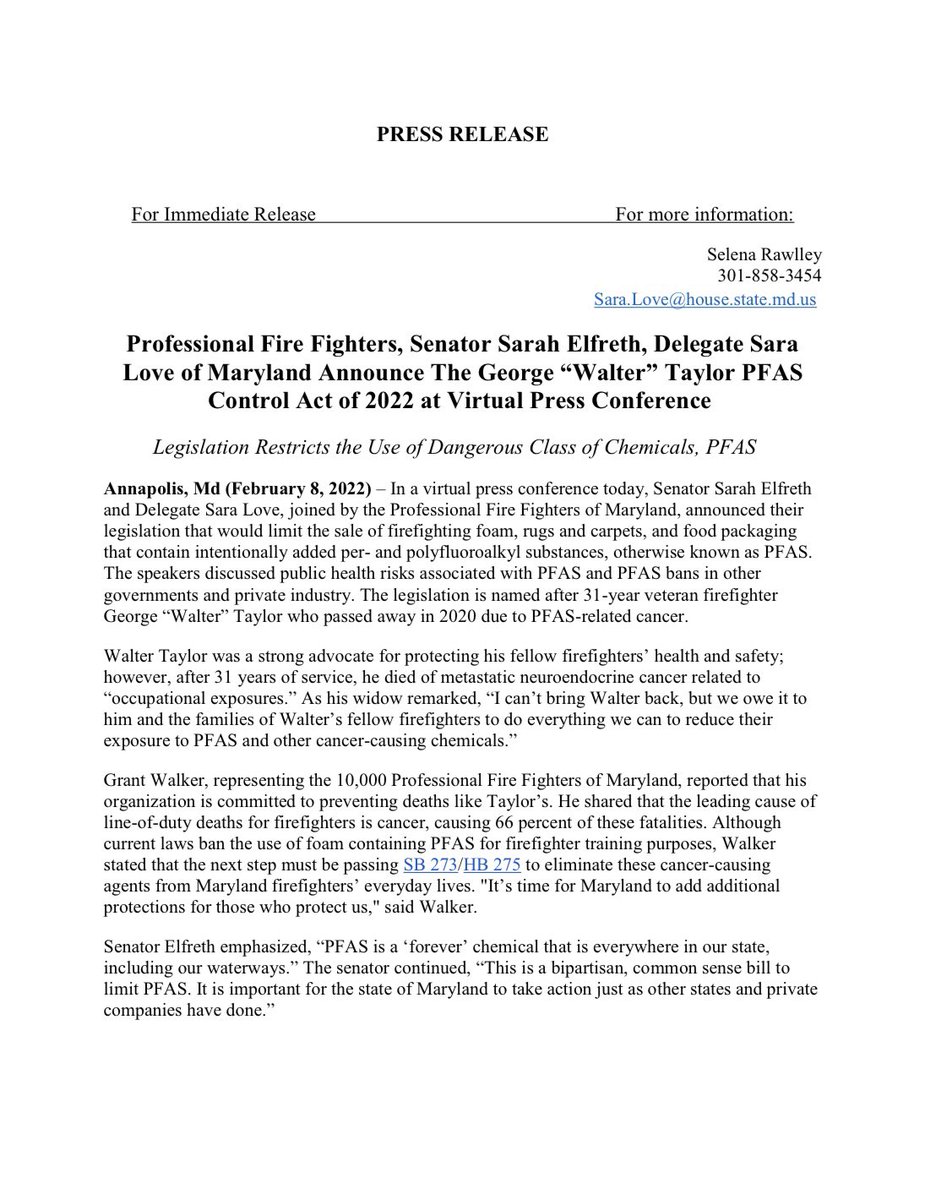 Senator Sara Love tweet media