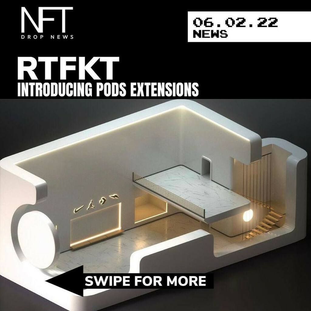PixelMeows's tweet photo. @rtfktstudios - INTRODUCING PODS EXTENSIONS ⚫️ https://t.co/mHXSxgfH9i https://t.co/4N9GS0ULgO