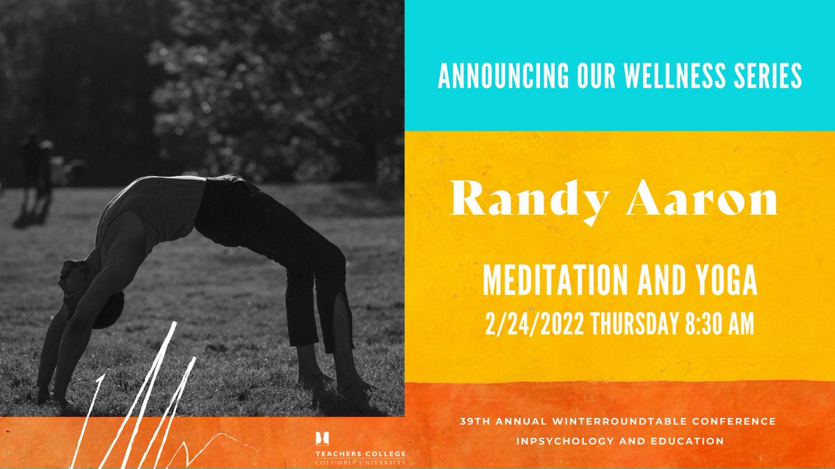 TC_Roundtable's tweet photo. Join us on Thursday, Feb 24th 8:30am for a Meditation &amp; Yoga Practice with Randy Aaron Yoga https://t.co/Lzgw4FQQLX