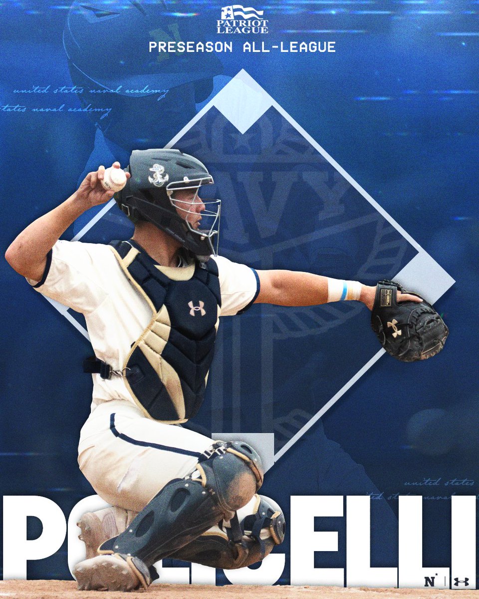NavyBaseball's tweet photo. All-League honors for Policelli and Stevens💪

#GoNavy https://t.co/Fgj813ayem