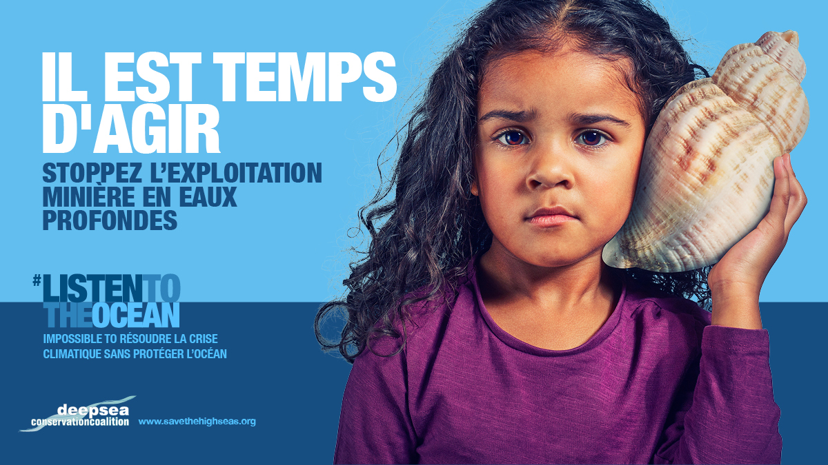 dominocean's tweet image. Je demande aux entreprises de stopper l’extraction minière en #EauxProfondes &amp;amp; de s’engager à ne pas les exploiter dans leurs produits. Nous n’en voulons pas. Elle comporte trop de risques #KeepItInTheDeep #ListenToTheOcean #OneOceanSummit #DeepSeaMining