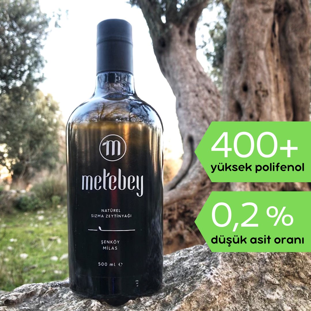 Şenköy Zeytin Ormanları'nın iksiri bu şişede!

metebey.com/urun/metebey-y…

#zeytinyağı #memecikzeytinyağı #yüksekpolifenollüzeytinyağı #milaszeytinyağı #milasmemecikzeytinyağı