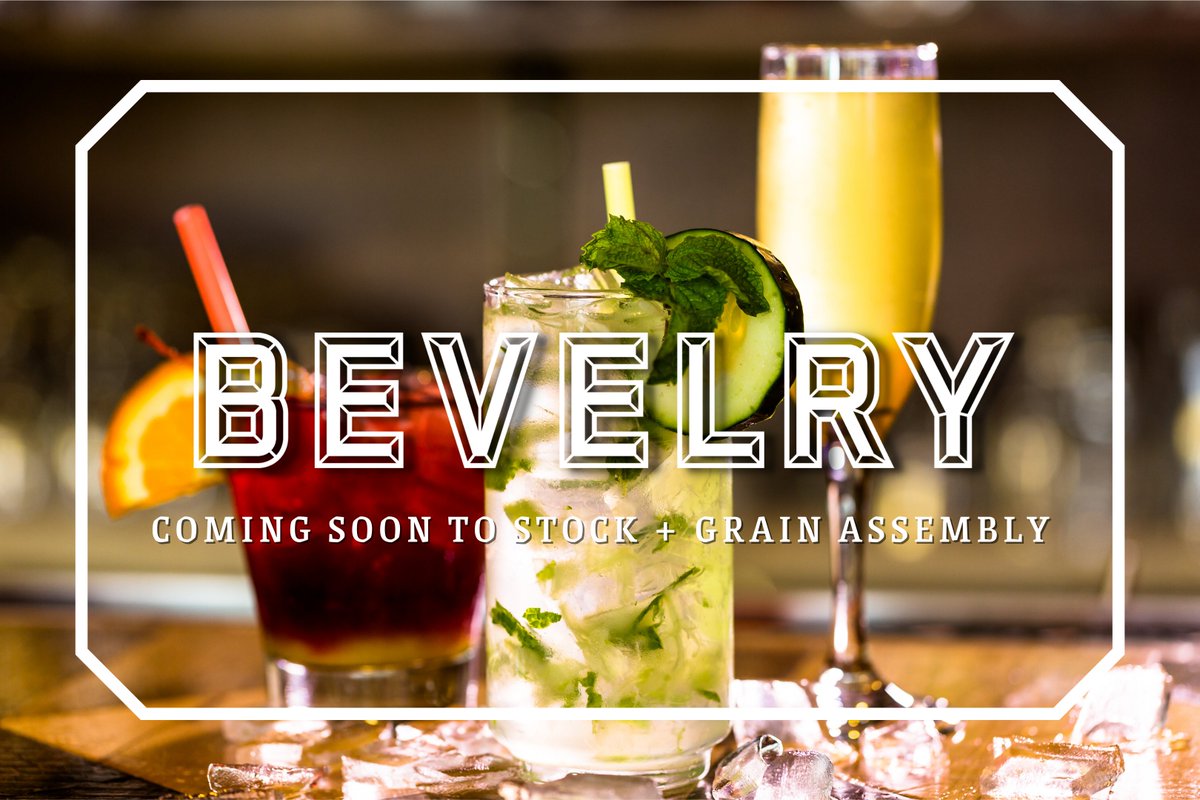 BevelryHP's tweet photo. Bevelry, a craft bar with 20 taps, will welcome guests at the main entrance of the @StockandGrain food hall. The bar will focus on local craft beer and spirits as well as feature classic cocktails with a modern Southern twist. 🍸🥃🍺 https://t.co/zFFrfwZzkj
