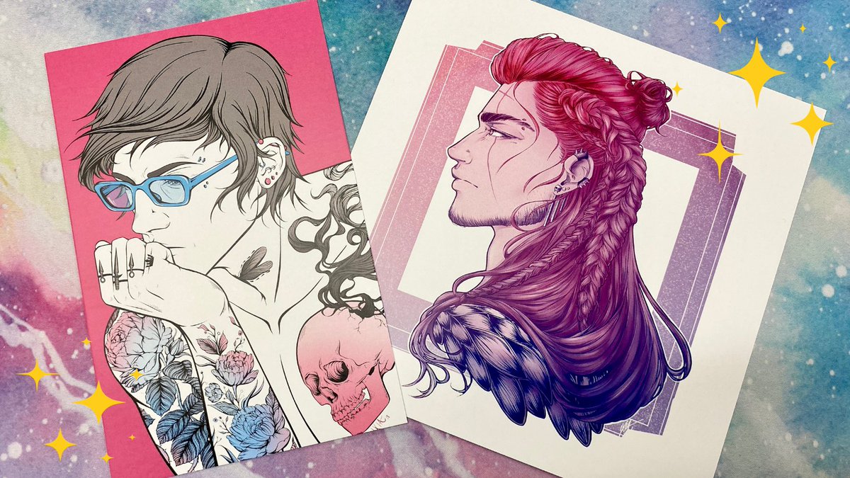 wildixia's tweet photo. Fresh Iggy &amp; Gladdy prints now in stock! #ffxv https://t.co/OFKM3dbBVr ✨✨ https://t.co/SQZ3Pnn0LK