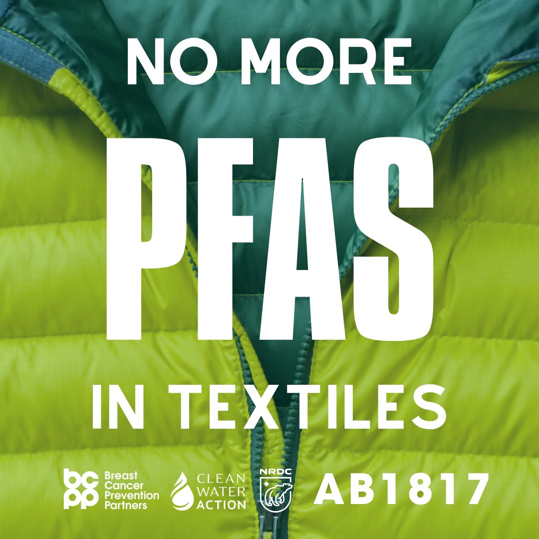 KRobs_eec's tweet photo. Today's the day! Asm. Ting introduced AB 1817 to ban harmful PFAS chemicals from clothes and textiles. Excited to work with @PhilTing @BCPPartners @NRDC @cleanh2oca on this critical issue this year.

https://t.co/qQ8CR7Rx7E https://t.co/3EngpbZmvo