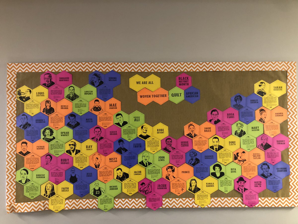 MrsQuenette's tweet photo. Black History Month bulletin board is up! #BlackHistoryMonth https://t.co/MTdwf2JiQ7