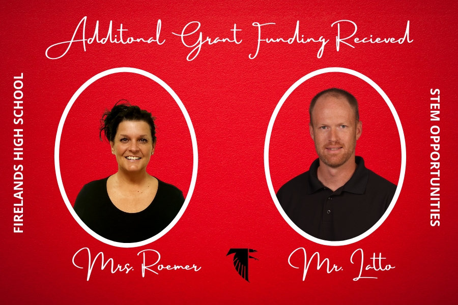 Congratulations Mrs. Roemer and Mr. Latto for securing a $5,000.00 STEM grant! New VEX V5 robotics kits are coming to FHS next year!
Read about the funding &amp; the new class at FHS here: ffalcons.wordpress.com/.../osln-stem-…
<a href="/FLSDSuper/">Mike Von Gunten</a> <a href="/L_Roemer1/">Lori Roemer</a> <a href="/MrsKeenerFHS/">Ms. Keener</a> <a href="/battelleforkids/">Battelle for Kids</a> 
#FirelandsFalcons