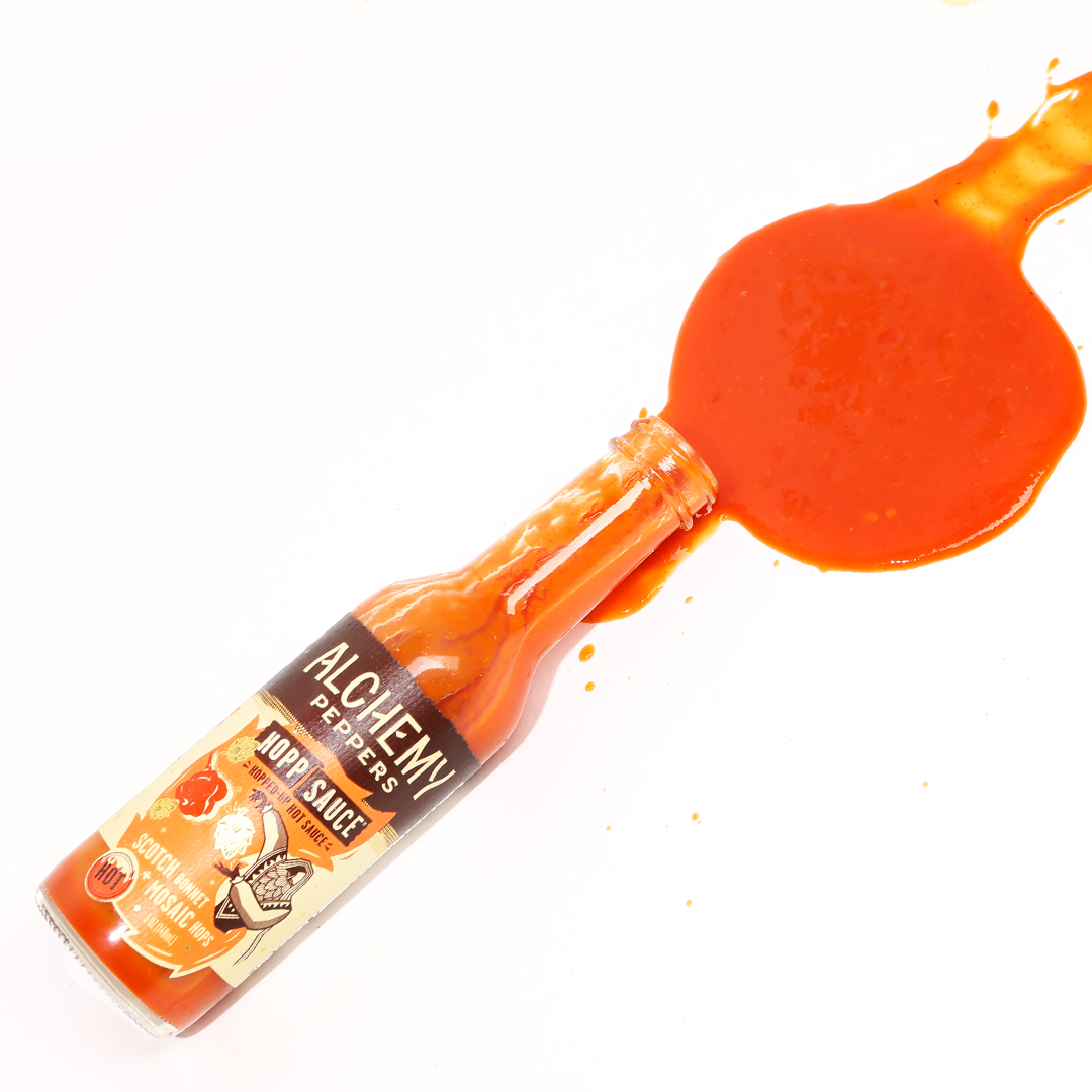 How does that saying go? "Don't cry over spilled milk". Well, we have a better one. "Don't cry over spilled hot sauce" Just go buy more!! 😋