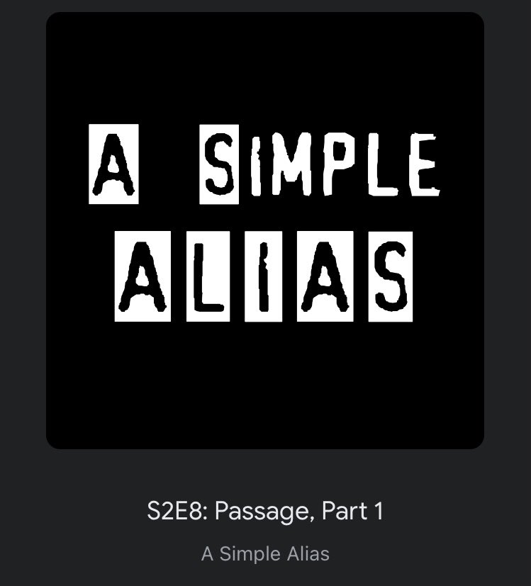 DailyAlias's tweet photo. @SimpleAliasCast has launched a new episode discussing one of our favorite episodes, episode 2.8 #Passage (part 1)! https://t.co/Fnzgun8YuG