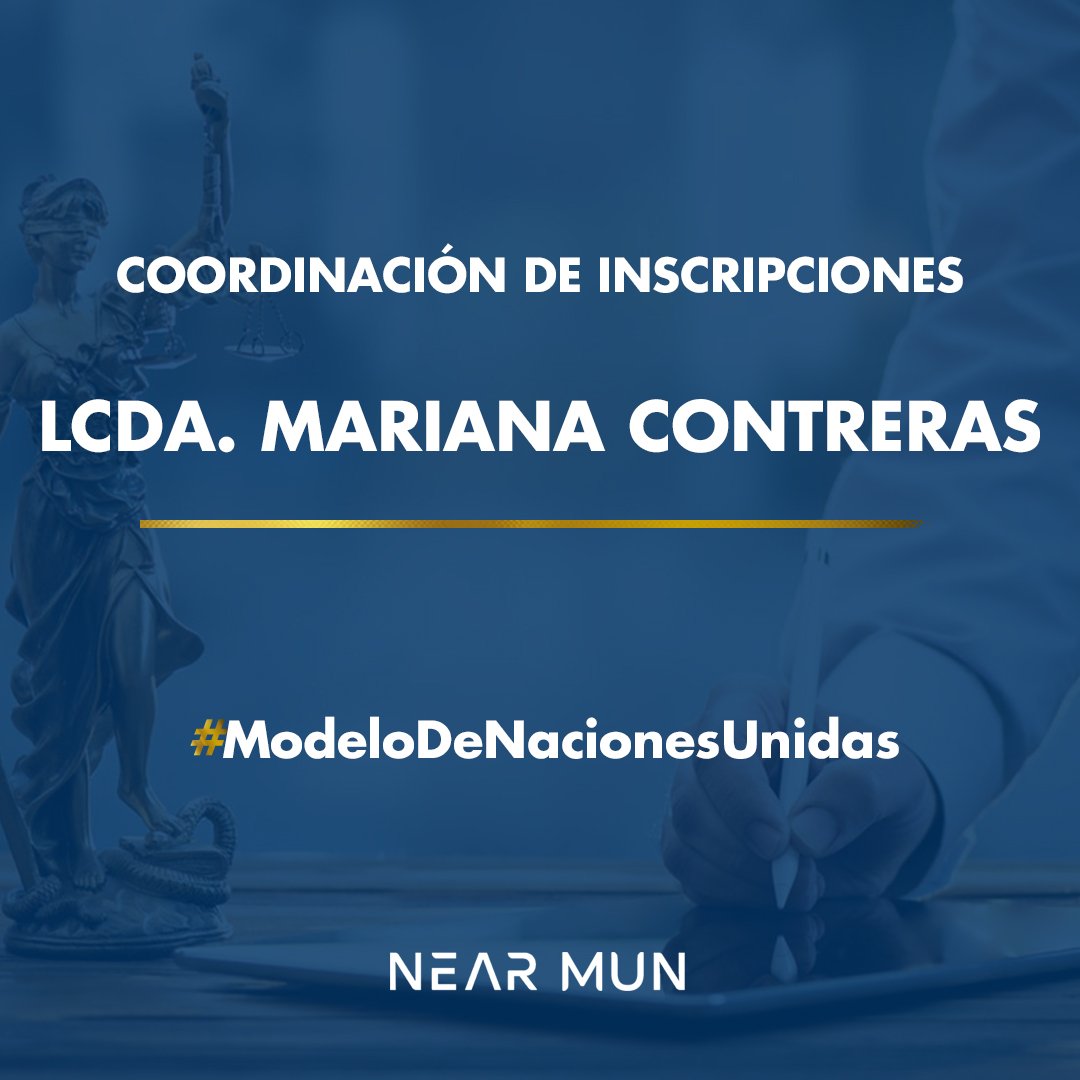 NearMun's tweet photo. Toda delegación es bienvenida a NEAR MUN 2022 🎓 para ello nuestros canales y redes sociales están a total disposición 👇🏻 Mariana Contreras es nuestra encargada de gestionar a los debatientes como TÚ 📝

@NEARProtocol @NearprotocolNG @SPQR05014339 @NearYorkCity @oct_network 🌎🌎 https://t.co/VzGtwNzXbC