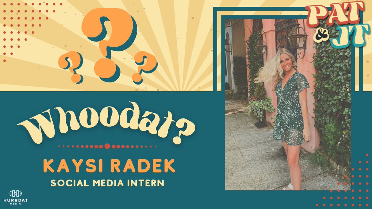 ItsPatandJT's tweet photo. Our #Chicagoan intern Kaysi Radek joins us for this week's rendition of #Whoodat! Who have been your favorite guests on the show so far? 🤔😎

@hurrdat | @hurrdatmedia | @PatisaBoy | @ThatOtherJT 

Follow and Subscribe ➡️ https://t.co/cLxvxiRzEp https://t.co/yhEVA2PINa