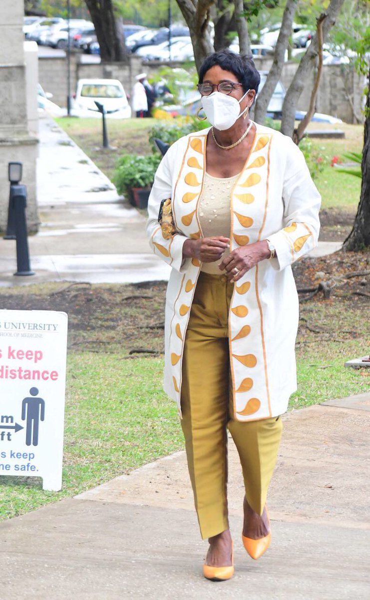 “On my way to take my seat in the new session of Parliament  as the Representative of the good people of St. James South.  Be assured of my best effort to represent, defend and promote your interests.  Thanks for your prayers and support as together we partner for your progress.”