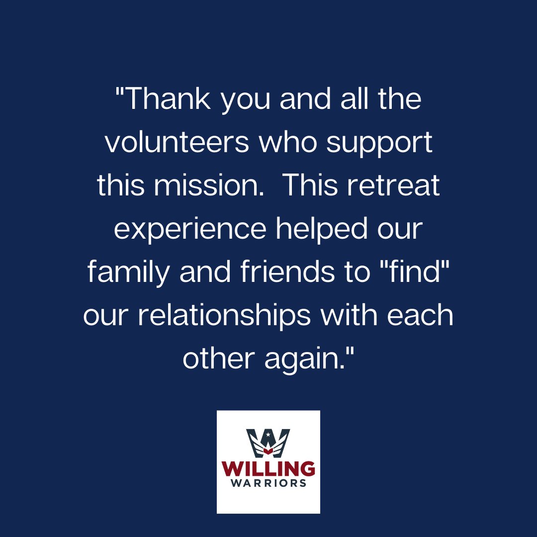 SOWW_va's tweet image. ❤We love to hear this because helping Warrior families heal IS our mission! And it's possible thanks to all of you!
#WW #communityservice #volunteerwork #generosity