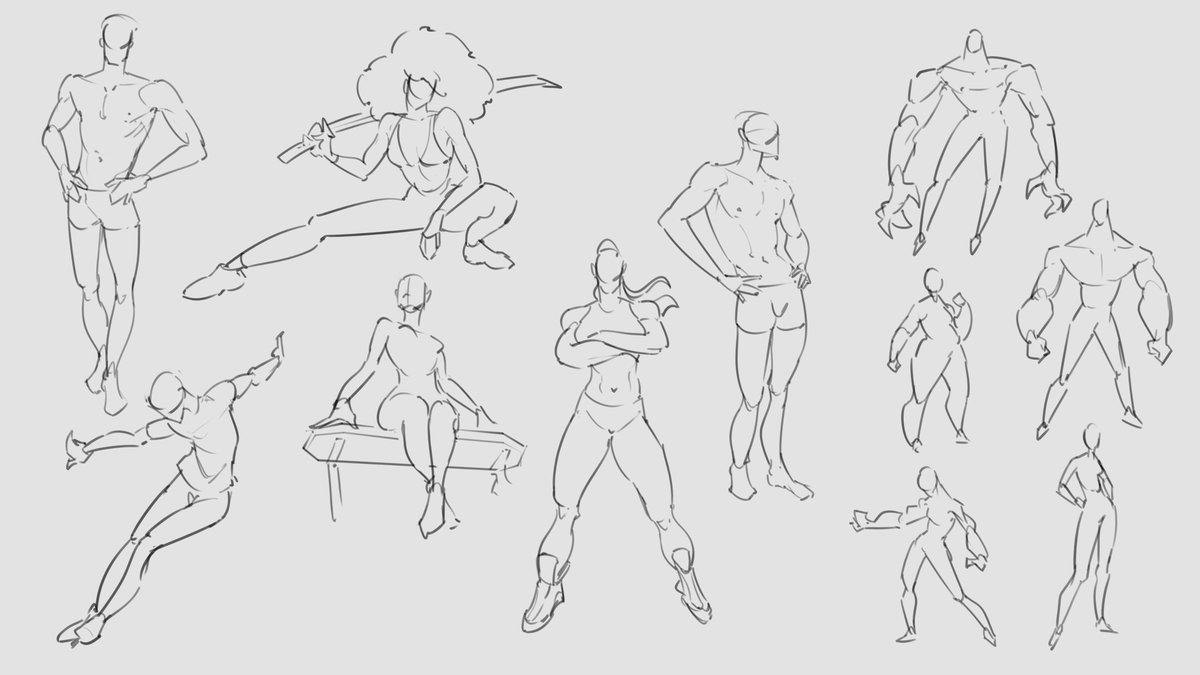 quick studies from this morning that i dont hate ~ 😆😅 