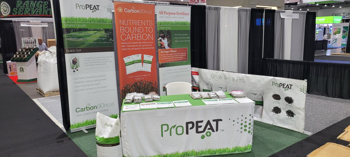 pocock_john's tweet photo. GIS Show booth 1911 San Diego  convention center Feb 8th to 10th #golfindustryshow #propeat #carbonfertilizer https://t.co/zVDmo4kofe