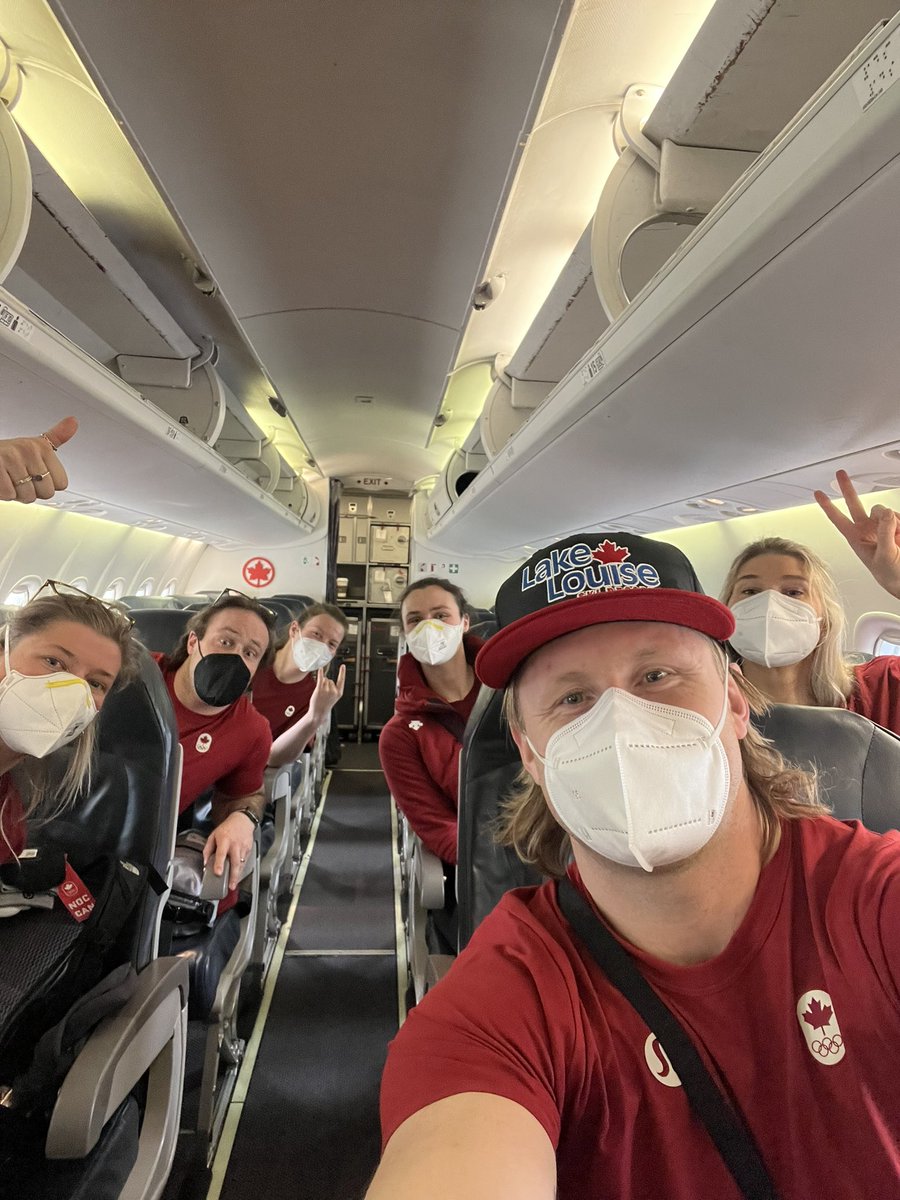 Lemanracing's tweet photo. Hour 8 of travel and counting. Moral is still strong! Only two more flights and 22 ish hours to go to the Olympic Village! https://t.co/WIU7NpBrvR