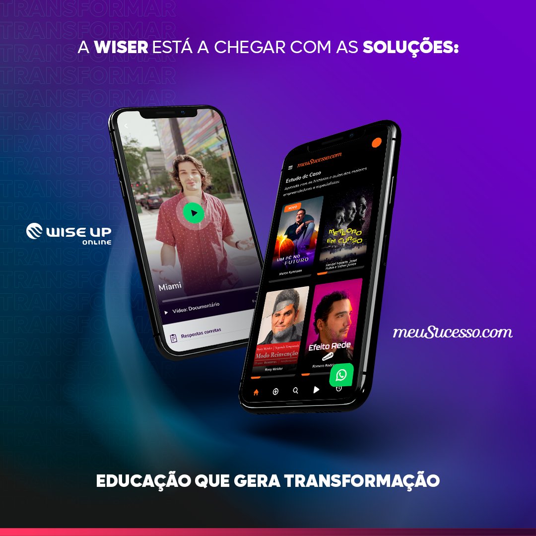 Danielsoico's tweet photo. A Wiser Educação está a chegar a Moçambique com duas soluções para o desenvolvimento das suas habilidades: Wise Up Online e https://t.co/ia4FvuSolC. 

Lançamento dia 7 de Março.
Saiba mais em https://t.co/p6UcQu274Y https://t.co/fnVp1suRy6
