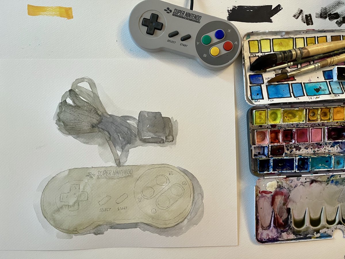 I painted on cheap unbranded watercolor paper today so if anyone ever tells you that you need expensive art supplies they’re lying. 
I do hate the paper so so much but the painting still came out ok. 

Fancy art supplies improves the experience not the art itself.