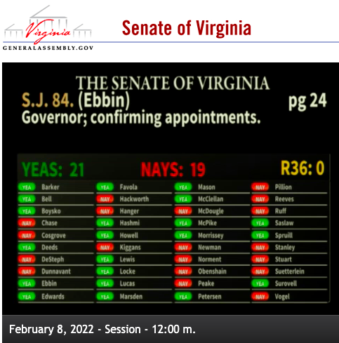SenLouiseLucas's tweet photo. BREAKING:  @GovernorVA's attempt to appoint Trump EPA head Andrew Wheeler as Secretary of Natural Resources has been REJECTED by the Senate.

💪🏾💪🏾 https://t.co/GzLImjDUee