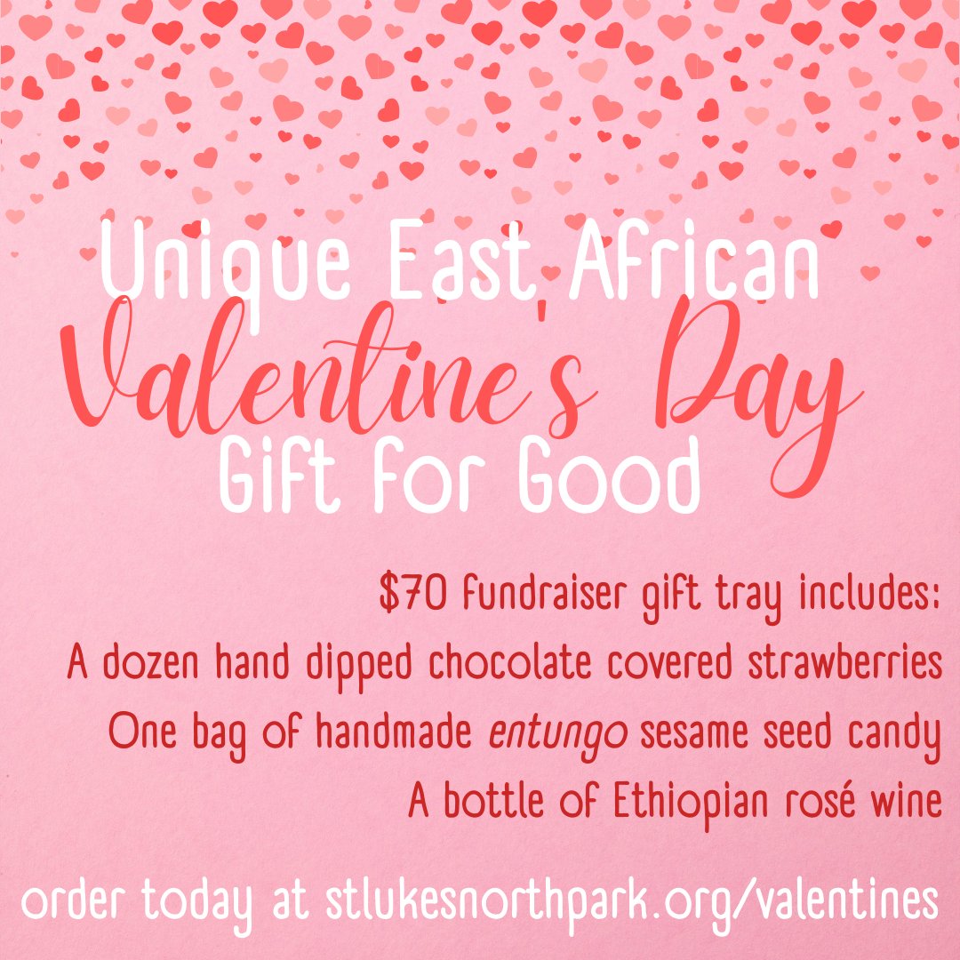 stlukessd's tweet photo. Unique East African Valentine's Day Gift for Sale!
Help St Luke's raise funds for our east African delegation tripl! We're only selling forty of these gifts so be sure to order yours today!  Order at https://t.co/naLaPRNLHO https://t.co/XFFdJQRiuu