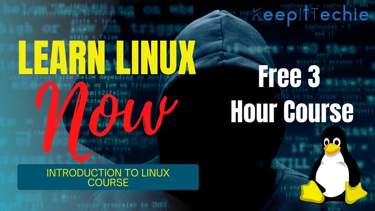 KeepItTechie's tweet photo. Took me a while, but I finally got my Free Introduction to Linux Course completed. If you are trying to Learn Linux. Check this out. #KeepItTechie #Linux #BlackTechTwitter #CyberSecurity #LabEveryday

Watch Now: https://t.co/sRvdaoZzVe https://t.co/zVvfw3dPzn