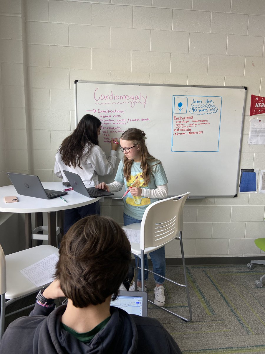 Students working on patient storyboards! #narativemedicine <a href="/launch_sde/">LAUNCH in Elmbrook</a>