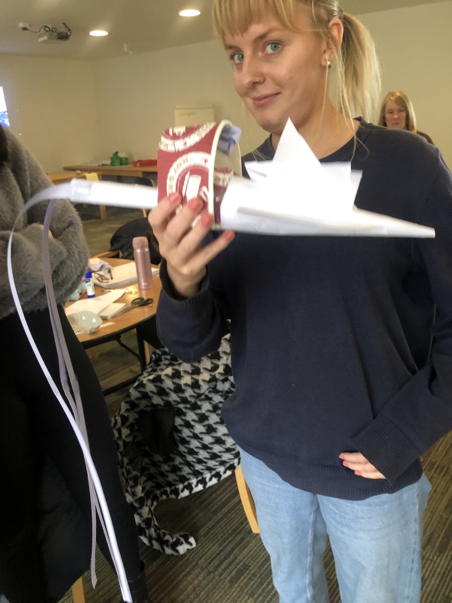 BevCJanes's tweet photo. Enjoyed a great morning of hands on DT today with our SCITT trainees - designing and making rockets to launch Eggbert into space - these lot are a competitive bunch! https://t.co/sS7ibM9fcv