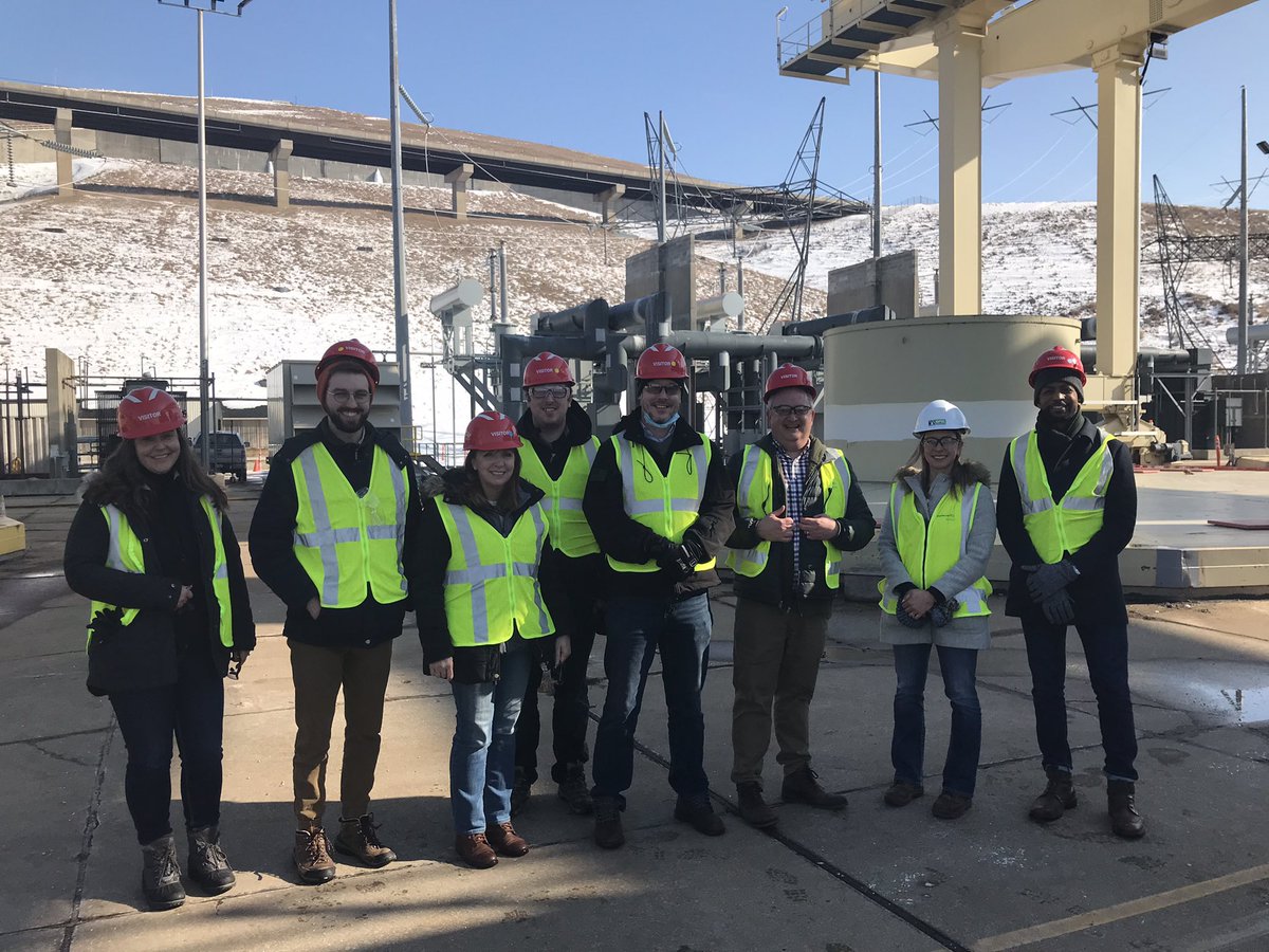 MichiganPSC's tweet photo. The Ludington Pumped Storage facility on Lake Michigan is a marvel. Commissioners and some staff got to tour it today. Seeing it up close is amazing, https://t.co/lfLCnvfC42