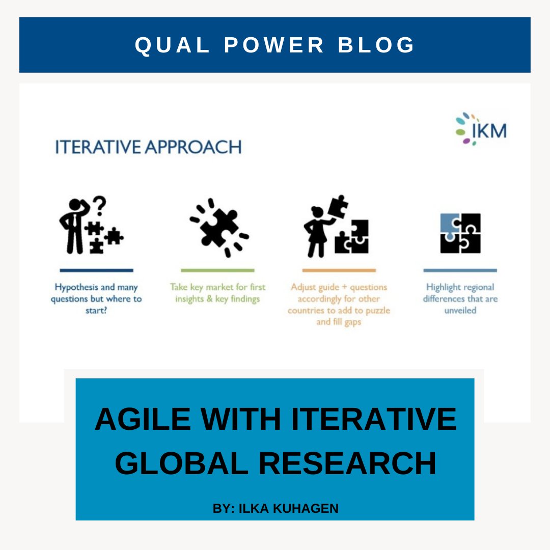 QRCA (@qrca) on Twitter photo Global research projects often require many markets, targets, and countries. To help avoid skyrocketing costs, <a href="/ilkakuhagen/">Ilka Kuhagen</a> recommends an iterative approach. Learn more in our new Qual Power blog: qrca.org/blogpost/14883…
#globalqualitative #qualitativeresearch #QRCA Global research projects often require many markets, targets, and countries. To help avoid skyrocketing costs, <a href="/ilkakuhagen/">Ilka Kuhagen</a> recommends an iterative approach. Learn more in our new Qual Power blog: qrca.org/blogpost/14883…
#globalqualitative #qualitativeresearch #QRCA