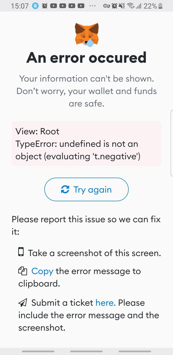 visplus8's tweet photo. @0xHugela 
my already bridged Link(with SpookySwap)into Fantom. There is an error :
"View: Root
TypeError: undefined is not an object (evaluating 't.negative')" https://t.co/MpiN5HcWUa