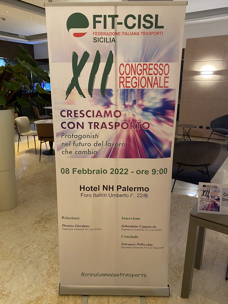salvopellecchia's tweet image. Oggi #8Febbraio a #Palermo il CG @FitSicilia_cisl ha eletto Seg. Gen.le #DionisioGiordano, Seg.Gen.Agg. #ADeiBardi, Seg. Regionali #CArduino, #DTraina.   Congratulazioni e buon lavoro!  #CresciamoConTrasporto @FitCisl @CislSicilia #SebastianoCappuccio
