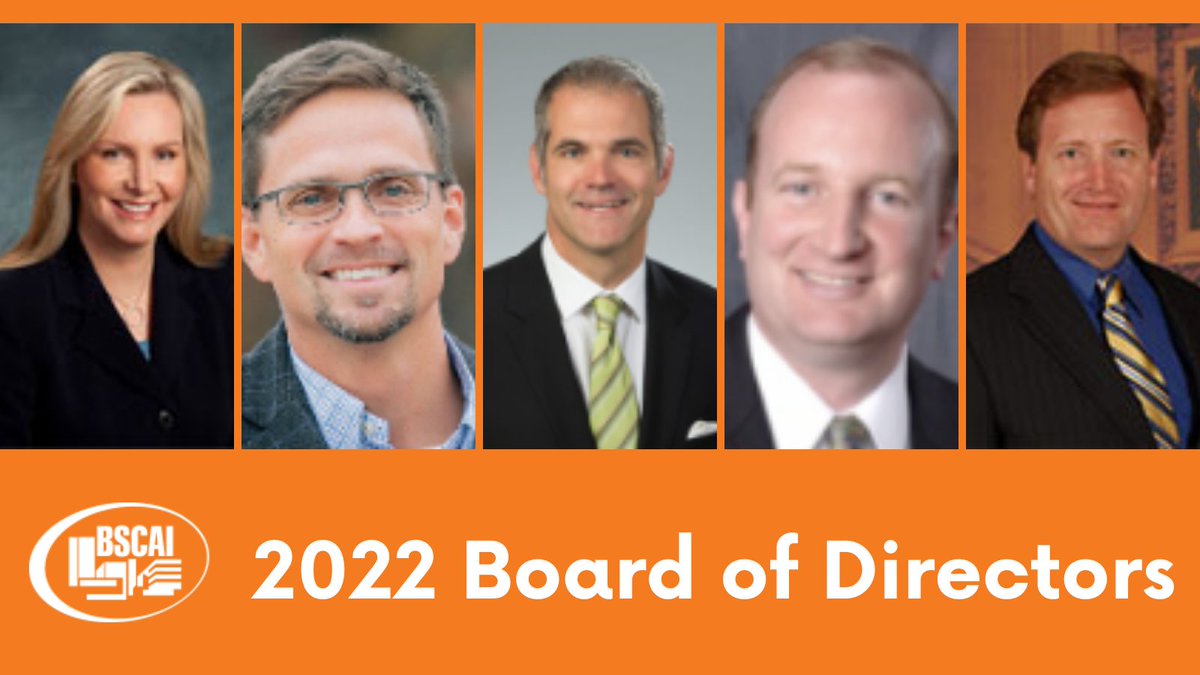 Please join us in welcoming the newly installed 2022 #BSCAI Board of Directors: bit.ly/34phrW3