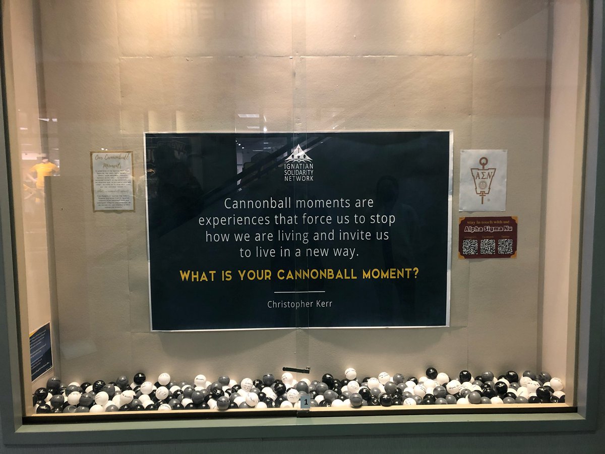 Hey ASN members! We are so excited to announce that our Cannonball display is officially UP! Make sure to check it out next time you’re in the AMU!