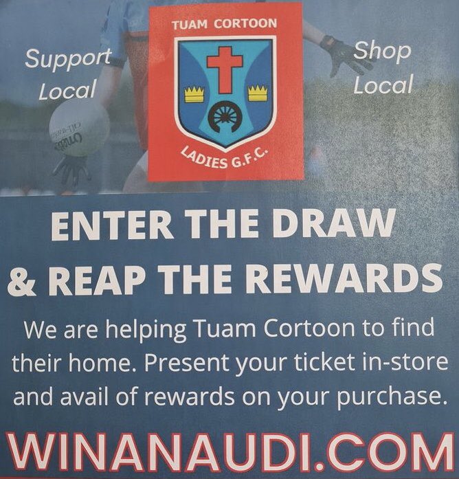 Help <a href="/TuamCortoonLGFA/">TuamCortoonLGFA</a> find their home 💙❤️ #winanaudi