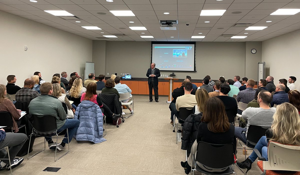 Metro_CRE's tweet photo. Big thanks to Fran Dunphy, the all-time winningest coach in Philadelphia Big 5 history, for joining Metro for our company-wide meeting yesterday! Fran shared anecdotal lessons on being a successful teammate, the value of humility, and being resilient in the face of adversity. https://t.co/XZ0fuUZI0e