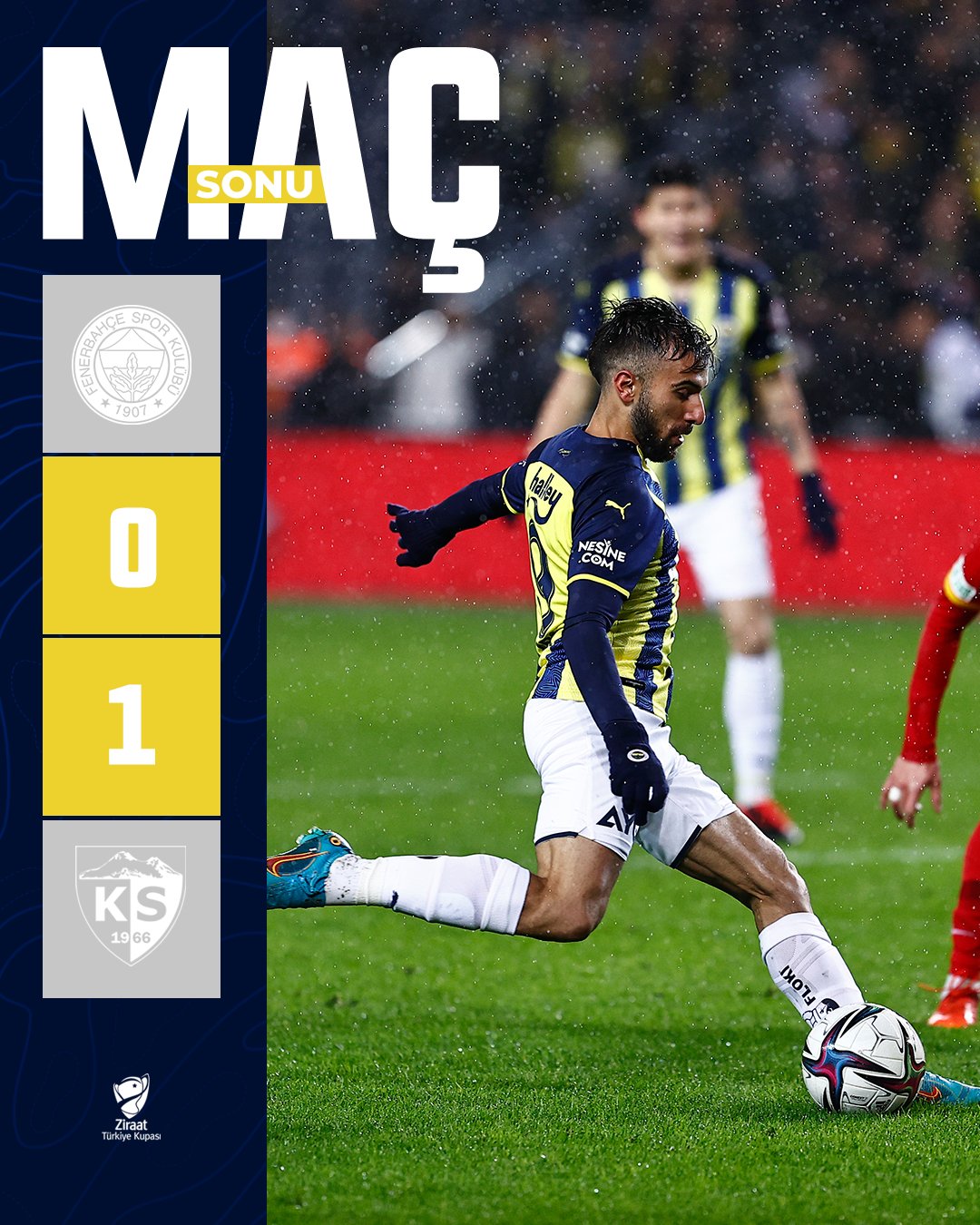 Fenerbahçe Kayserispor'a Evinde Son Saniye Golüyle Kaybetti