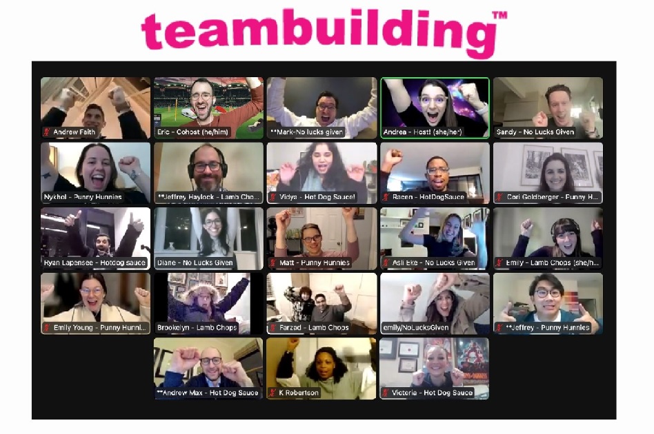 A virtual firm event led by <a href="/teambuildingcom/">teambuilding.com</a> was the best way to kick off our week at Polley Faith. Team #NoLucksGiven for the win!