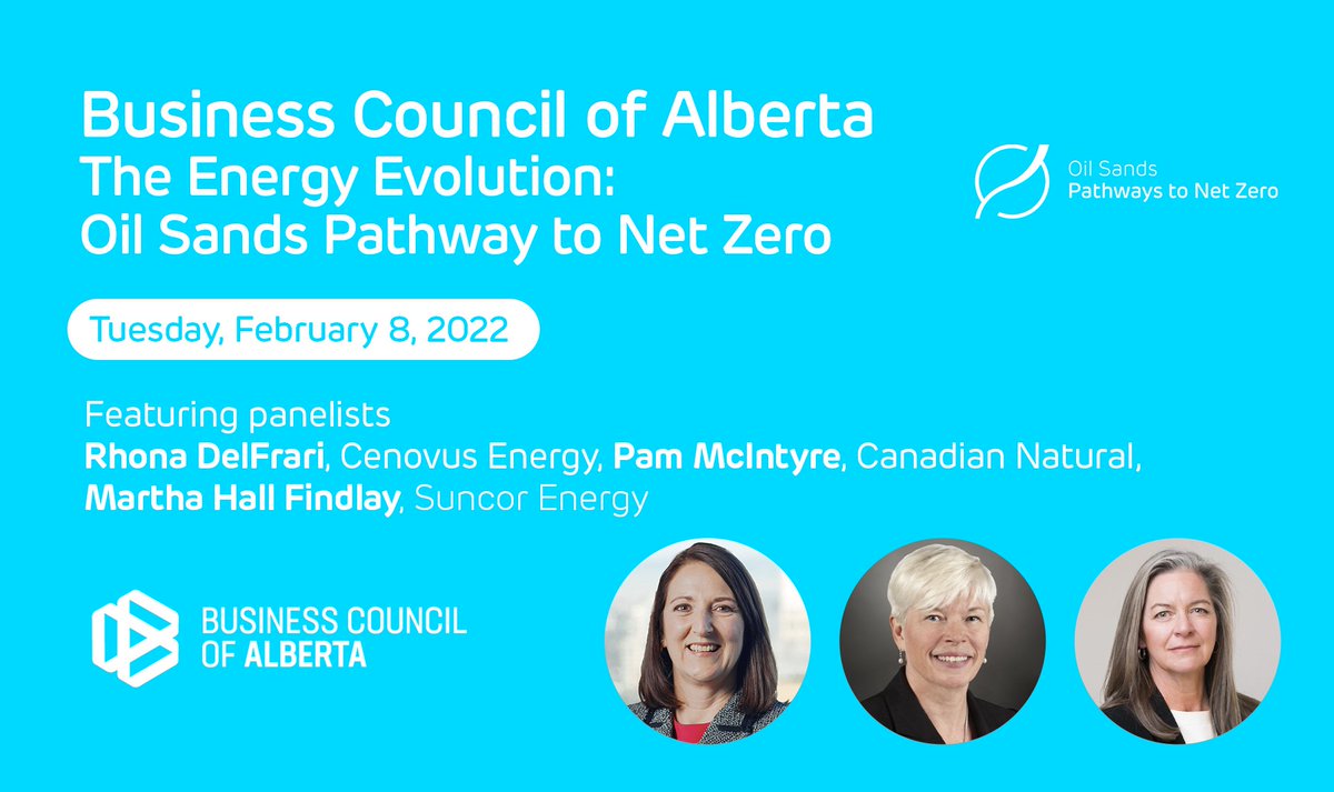 Today, @BizCouncilAB released a new episode of AlbertaBETTER, with a conversation about #OilSandsPathways and what a #netzero future looks like for the oil sands, feat. @RhonaDelFrari, Pam McIntyre & @MHallFindlay, hosted by @awlegge.

Listen here: businesscouncilab.com/podcast/episod…