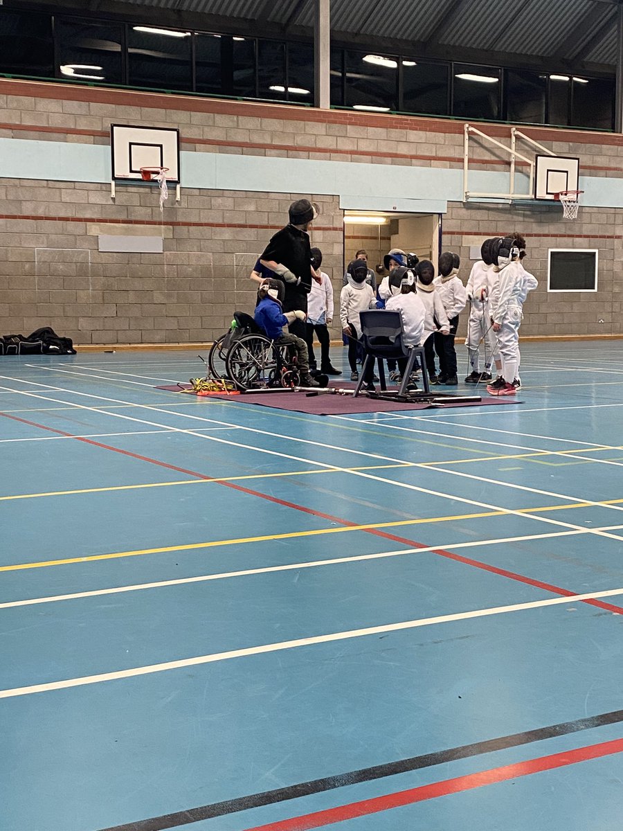 SebbysAdventure's tweet image. One of the kids at fencing came running over and asked if he can fence with Sebby today. It was so sweet. I truly believe kids being exposed to disabled people is a benefit for everyone #inclusionmatters #inclusion #disabled #fencing #disabledfencing