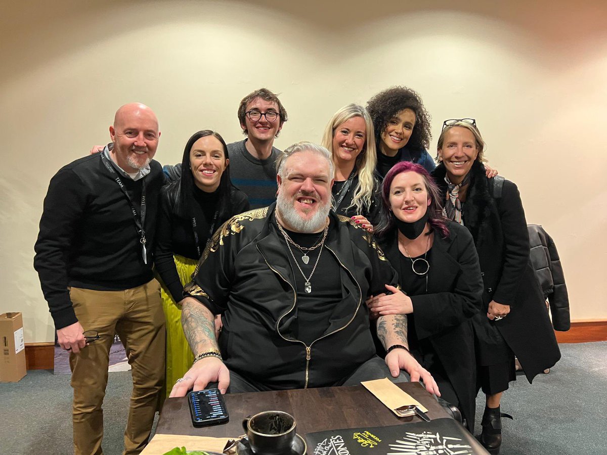 GailWhyte's tweet photo. Back to normality @gotstudiotour today after an amazing opening day last Fri. Honoured to have spent the day with @GameOfThrones legends @missnemmanuel @KristianNairn @Isaac_H_Wright as we welcomed our first visitors to the Seven Kingdoms 🤩👏🏼 #GameOfThronesStudioTour https://t.co/bOI6KGUKXh