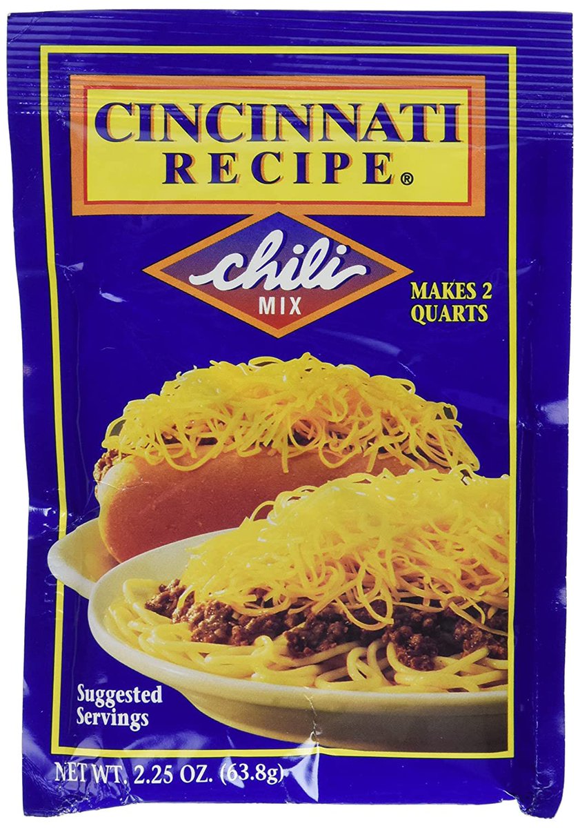dmbeternal's tweet photo. @5ForFlying @tribebrowns Use this for the seasoning for the meat, top with onions, cheese, and mustard. You got yourself Skyline burgers! https://t.co/4A4Gbclksj