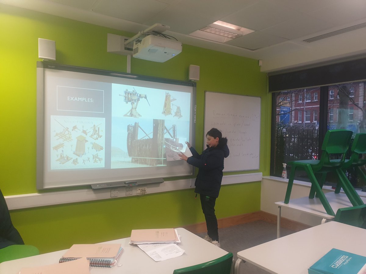 KewHouseLatin's tweet photo. Classics club students were doing a Dragons Den seige engines task. Well done to Dexter for the most fearsome machine! https://t.co/nbi5dSdpvT