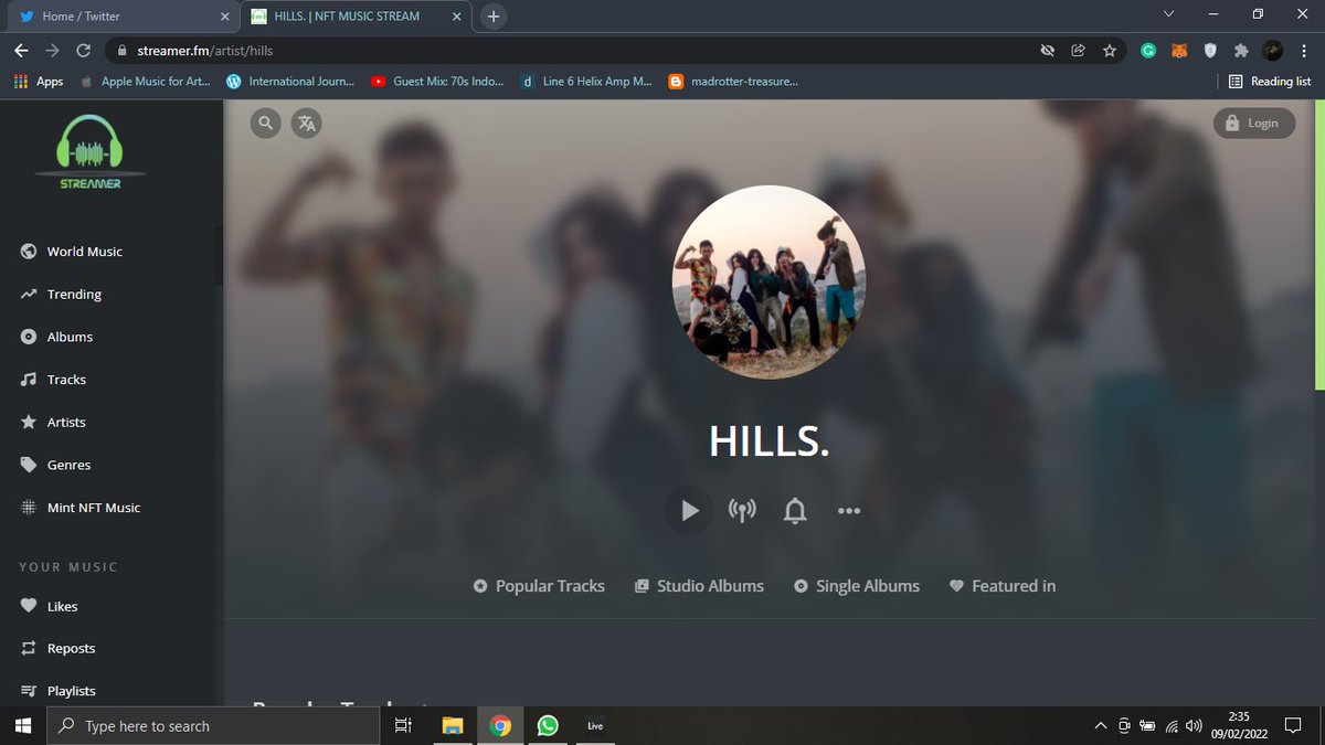 HIIIII GUYSSSSSS 
Our music has been stolen and released illegally by this music eNeFTe thingy. Not cool, bro. boo hoo. 

<a href="/nftmusicstream/">nftmusicstream</a>