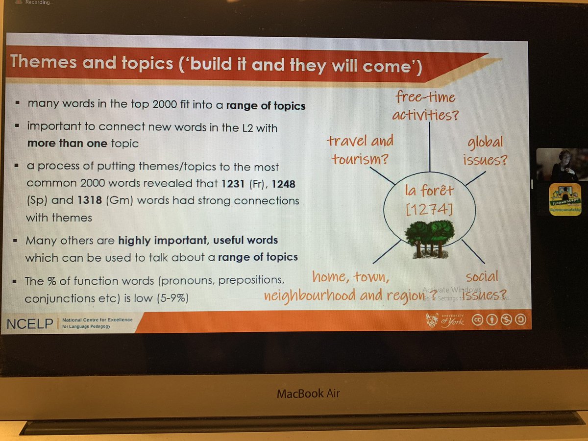CristaHazell's tweet photo. In the new #gcsemfl there are lots of opportunities for a range of topics says @RachelHawkes60 #builditandtheywillcome we can have an ambitious curriculum with a real range of themes &amp; topics #learningforsuccess #mfltwitterati #langchat #mflchat @ncelpmfl @CombertonVC https://t.co/DG9elXCukM