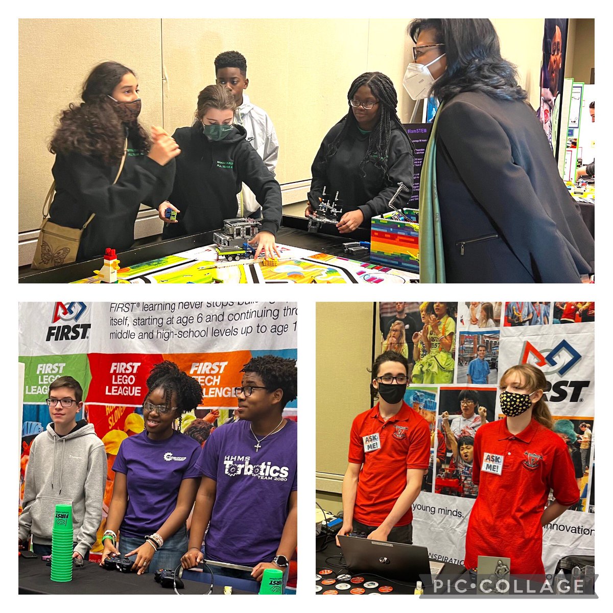 KimHunterReed's tweet photo. What’s cool about STEM? Definitely meeting the middle and high school robotics teams who are completing nationally and internationally. I’m fired up right along with them. #STEMForAll @GeauxLaSTEM #KidsRock @LA_Regents #LaStemSummit https://t.co/7agEcCjifJ