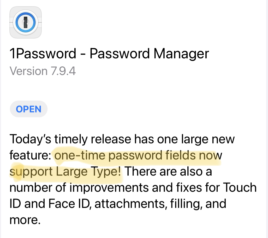 Bravo <a href="/1Password/">1Password</a> !