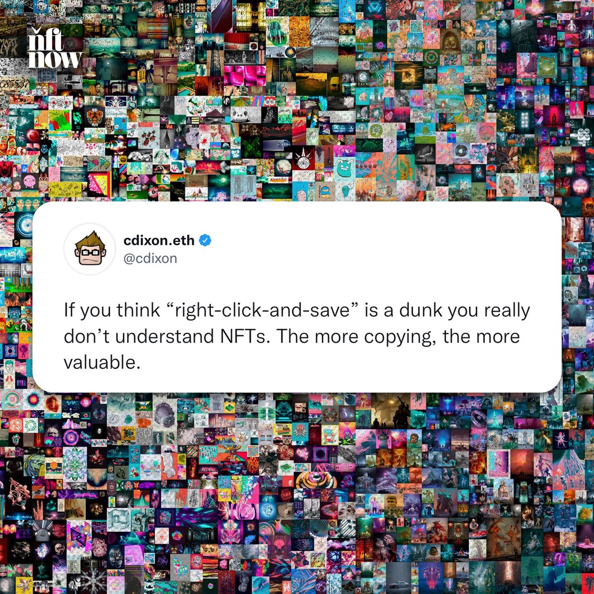 Who’s gonna tell the trolls… 😬 <a href="/cdixon/">Chris Dixon</a> 
Art: <a href="/beeple/">beeple</a>